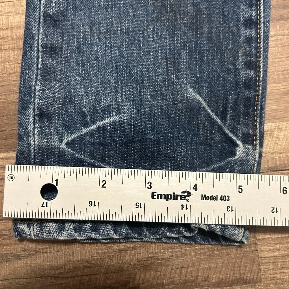 Baby Gap Kids Jeans 4 Years Blue Skull Embroidered Medium Wash Denim Streetwear
